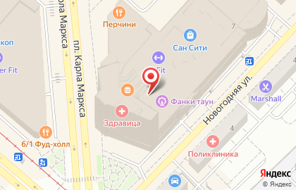 Ювелирный салон Хризолит на площади Карла Маркса на карте
