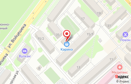Магазин разливного пива Каринэ на карте