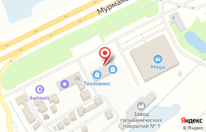 Автосалон Модус Дыбенко в Пушкинском районе на карте