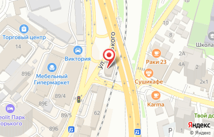 Салон связи Евросеть в Центральном районе на карте