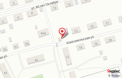 Продуктовый магазин в Омске на карте