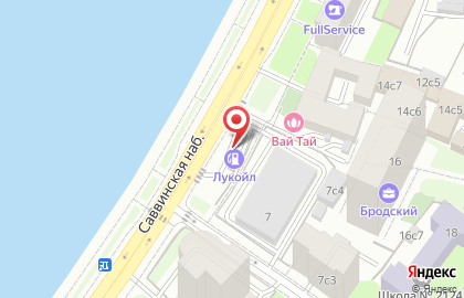 ЕКА на Саввинской набережной на карте