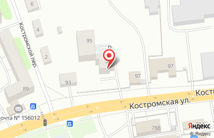 Служба спасения ГО и ЧС Костромской области на карте
