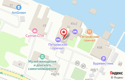 Ресторанно-гостиничный комплекс Петровский Причал на карте
