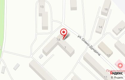 Супермаркет Ярче на улице Олеко Дундича на карте