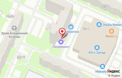 Ремонтная мастерская Ленремонт на проспекте Маршала Жукова на карте
