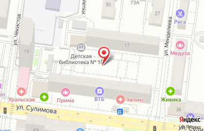 Системы комфорта на улице Сулимова на карте