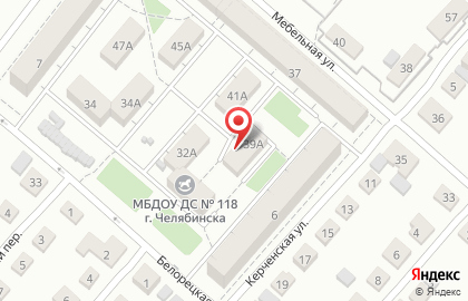 Поликлиника №2 в Челябинске на карте