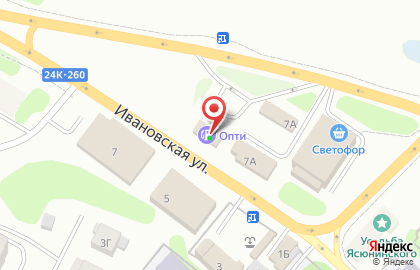 Официальный партнер Газпром нефть Опти на Ивановской улице на карте