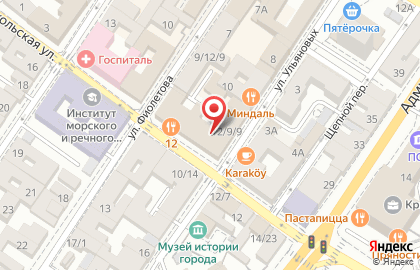 Центр паровых коктейлей в Астрахани на карте