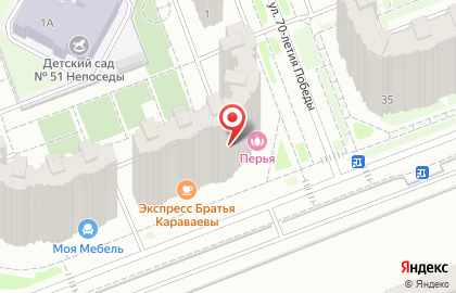 Мортонград Путилково, микрорайон, ГК Мортон на Планерной на карте