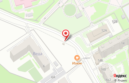 Киоск по продаже хлебобулочных изделий Калач на проспекте Тракторостроителей на карте