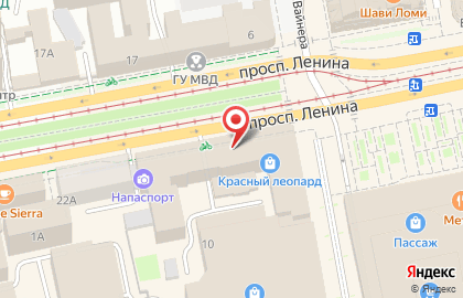Евросервис на проспекте Ленина на карте