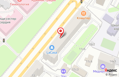 Банк ВТБ на метро Шаболовская на карте