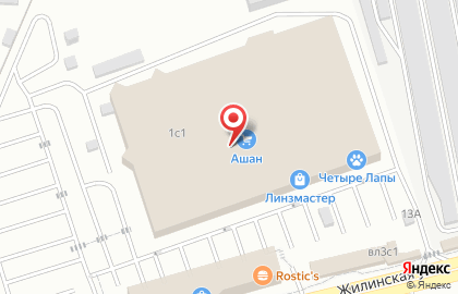 Линзмастер на Жилинской улице на карте