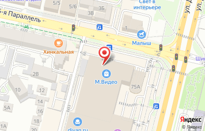 Фирменный салон МегаФон на улице Доваторцев на карте