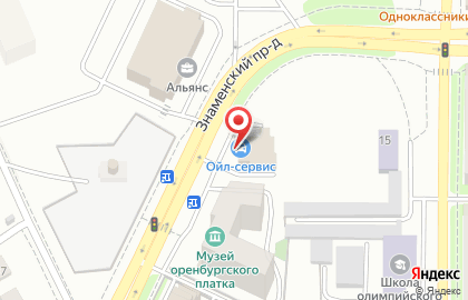 Центр автомасел Ойл-Сервис в Ленинском районе на карте