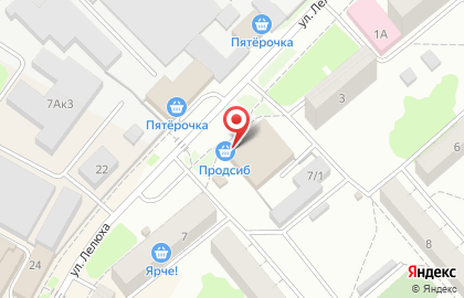 Кондитерская Продсиб на улице Лелюха на карте