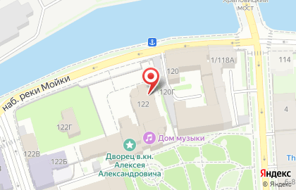 Санкт-Петербургский дом музыки на карте