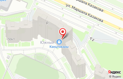 Алкогольный супермаркет Норман на улице Маршала Казакова на карте