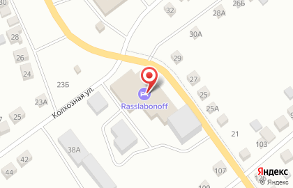 Гостиница Rasslabonoff на карте