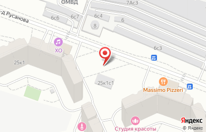 Бурение скважин на улице Русанова на карте