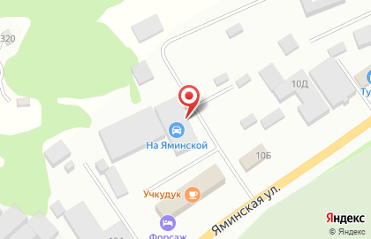Автокомплекс Машинный двор на карте