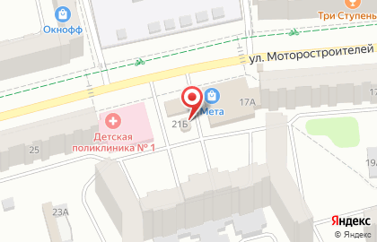 Салон оптики ПроЗрение на улице Моторостроителей на карте