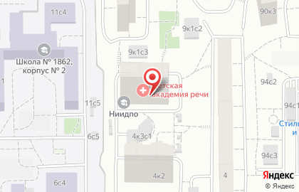 Детская академия речи (г. Москва, Черноморский бульвар, дом 4, корпус 3) на карте