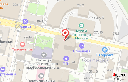 Банкомат ТКБ на метро Комсомольская на карте