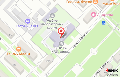 КНИТУ им. А.Н. Туполева на карте
