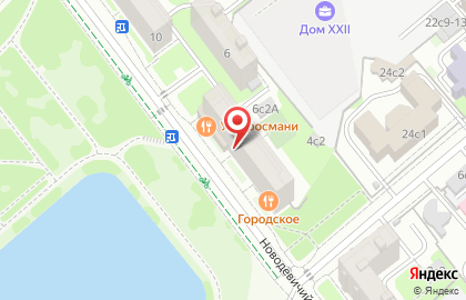 Кофейня Даблби в Новодевичьем проезде на карте