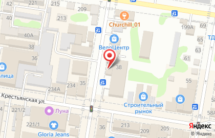 Супермаркет Пятерочка на улице Жуковского на карте