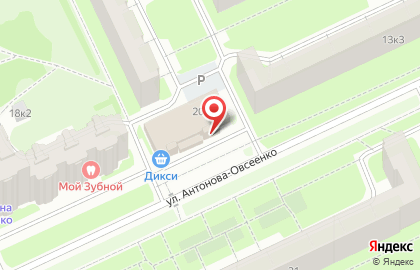 ТЦ Термин на улице Антонова-Овсеенко на карте