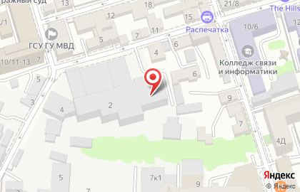 Магазин хлебобулочных изделий на Тургеневской улице на карте