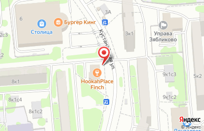 Магазин колбасных изделий Рублёвский на Кустанайской улице на карте
