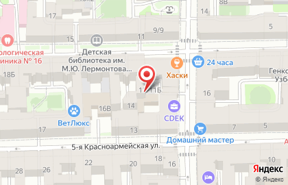Центр социальной помощи семье и детям Адмиралтейского района г. Санкт-Петербурга в Адмиралтейском районе на карте