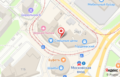 Киоск по продаже кондитерских изделий на Гордеевской улице на карте