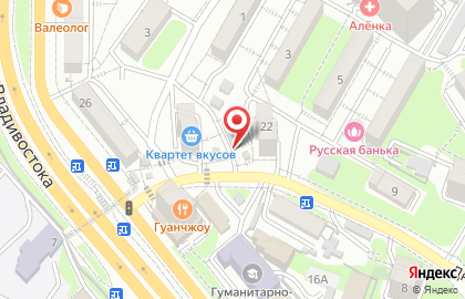 Продовольственный магазин Дионис на проспекте 100-летия Владивостока на карте