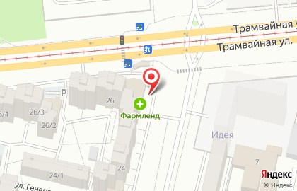 Аптека Фармленд в Уфе на карте