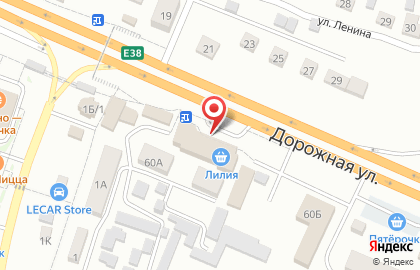 Лилия на Дорожной на карте