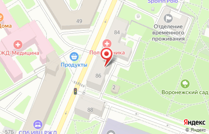 Детский сад №17 во Фрунзенском районе на карте