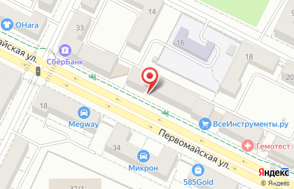 Сервисный центр и магазин iCase на Первомайской улице на карте