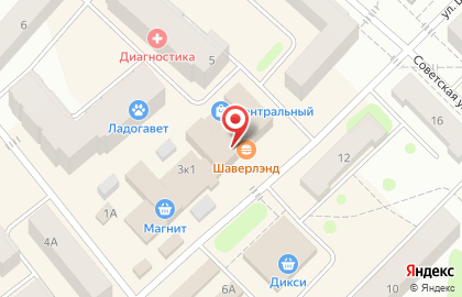 Фирменный магазин Великолукский мясокомбинат в Санкт-Петербурге на карте