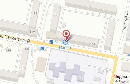 Универсальный магазин Славутич на улице Строителей на карте