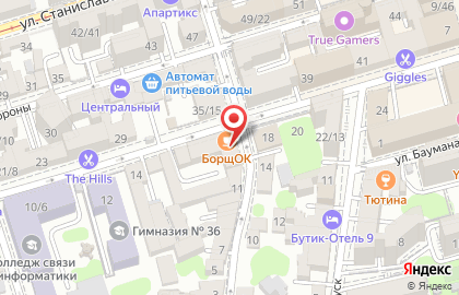 Репетиционная студия Бас Бочка на Тургеневской улице на карте