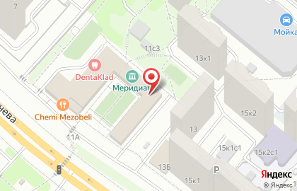 Продовольственный магазин в Москве на карте