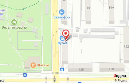 Супермаркет Ярче! на улице Тухачевского на карте