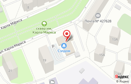 Магазин бытовой техники и электроники Корпорация Центр на улице Карла Маркса на карте