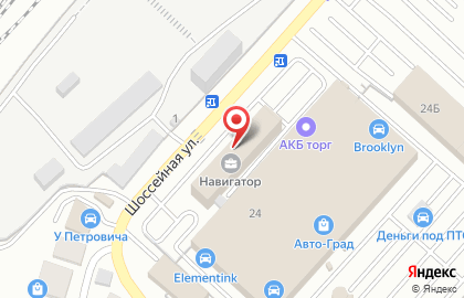 Бизнес-центр Навигатор в Дзержинском районе на карте